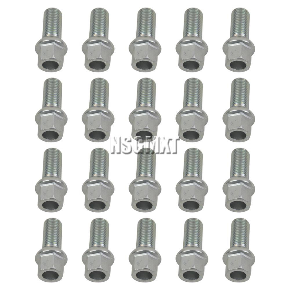 AP01 20x Wheel Lug Nut Bolts M14X1.5X48 for VW Passat Golf Bora Polo Beetle Jetta 431601139A 443601139C 431601139A 431 601 13