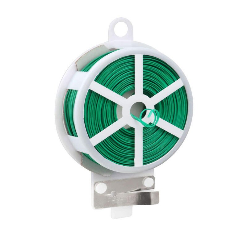 Pvc Tuinieren Twist Ties Plastic-Coated Bonsai Draad Binding Kabel 20/30/50/100M Rubber-Coated Strapping Touw Boom Plant Tie