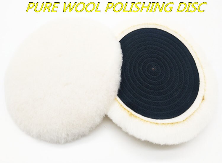 6&#39; Australië echte wol MIX Textiel polijsten buffing pad foam polish bladerdeeg disc (hetzelfde materiaal als 3 M)