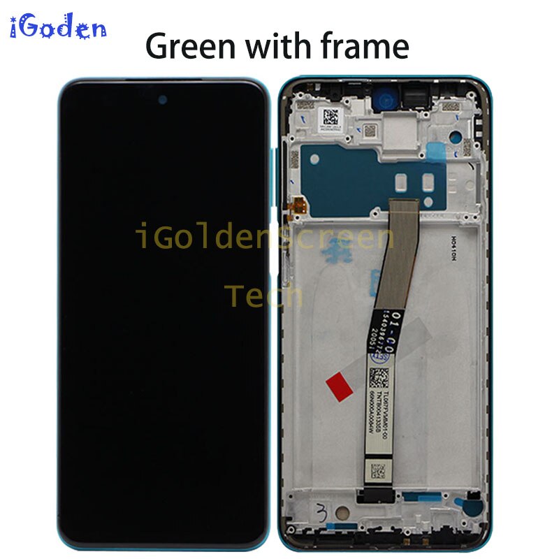 Originele 6.67 "Lcd Voor Xiaomi Redmi Note 9 Pro Lcd Touch Screen Digitizer Voor Xiaomi Redmi Note 9S Lcd-scherm Vervanging