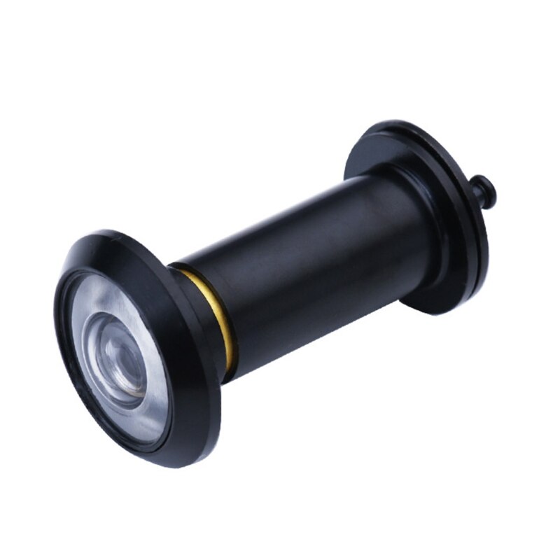 Spioncino per porta d'ingresso con copertura per la privacy ampio angolo di visione nascosto a 200 gradi diametro 16mm 29EA: nero
