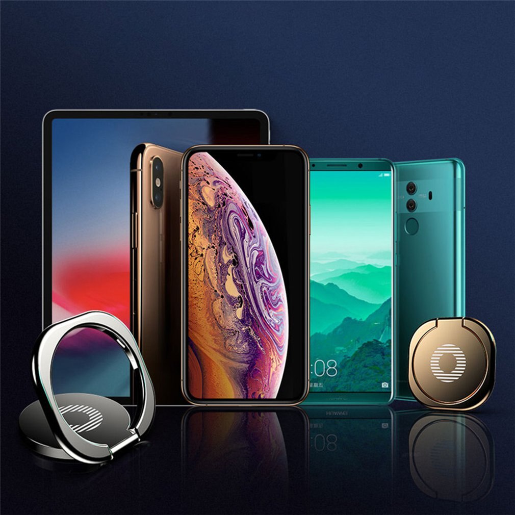Magnetische ring voor mobiele telefoon, ultradunne telefoonringhouder, multifunctioneel, 360 graden draaibaar, 180 graden verstelbaar, accessoire voor autohouder, keuken, sportschool