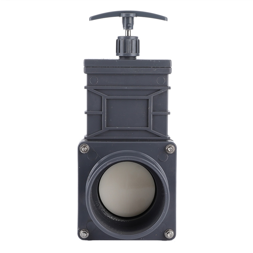 75mm RV Dump Valve Manual Drain Sewer Waste Valve Outdoor Home Accessories for Van Caravan Drain Waste Valve