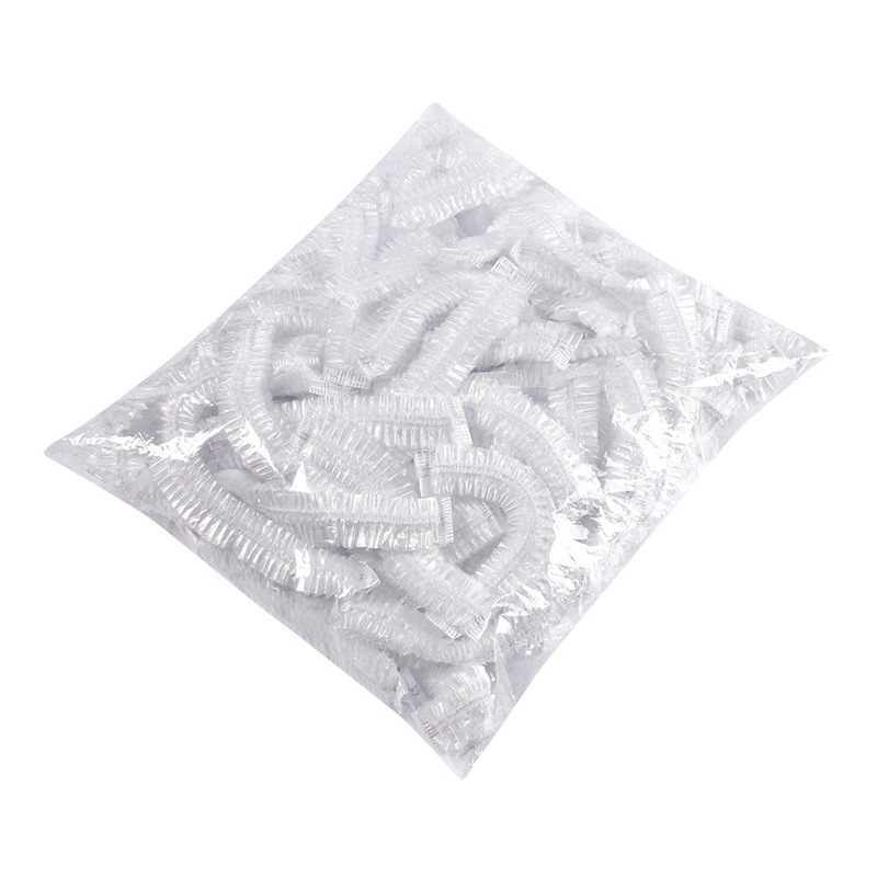 Cubierta desechable reutilizable para alimentos, envoltura de plástico, tapas elásticas duraderas para alimentos para tazones, cubiertas de platos elásticos para cocina, bolsa de ahorro de alimentos: Gris claro