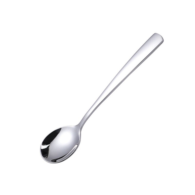 Round Shaped Spoon Ice Cream Dessert Spoon Teaspoo... – Grandado