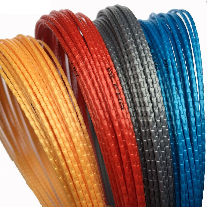 Alpha Tennis Schnur Bambus Polyester 1,25mm Tennis Maschine Sport Ausbildung dauerhaft Schnur 12m