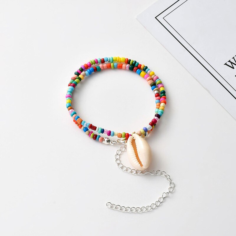 Bohemen Kleurrijke Kralen Shell Choker Ketting Voor Vrouwen Handgemaakte Verklaring Charmant Kragen Mode Zomer Strand Sieraden: NL9115-2