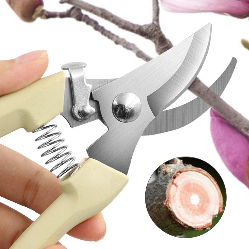 Garden Pruning Shears Stainless Steel Pruning Tools Garden Potting Shears Manual Pruning Shears Gardening Tools