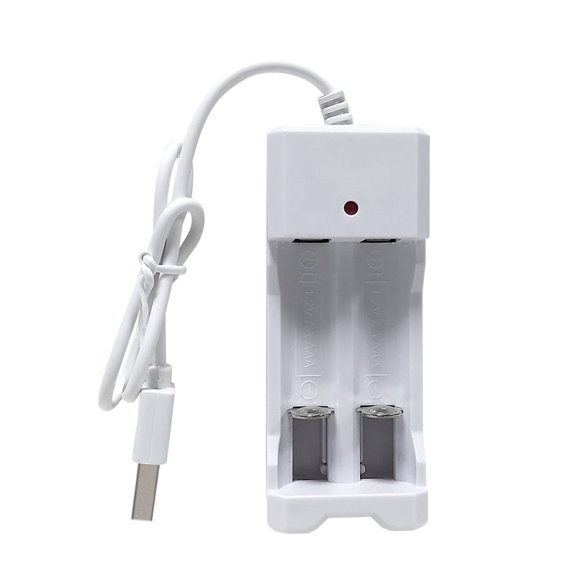 PUJIMAX Universal Rechargeable Battery Ni-MH/Ni-Cd Adapter USB 2 Slot Output Battery Charger AA/AAA Battery Charging Tool