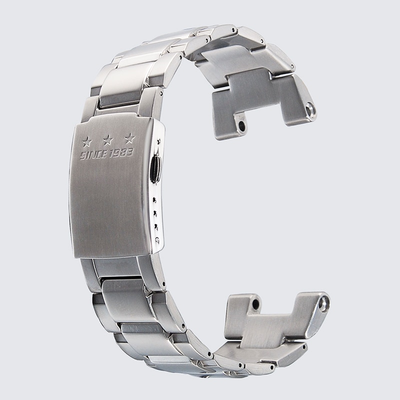 Timelee Rvs Horlogeband Voor Horloge Band GST-210, GST-S100,GST-W110 Horloge Band