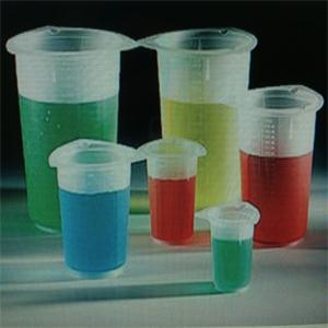 5 Maten/Packs Plastic Beker Set Afgestudeerd Bekers 50Ml 100Ml 250Ml 500Ml 1000Ml Laboratorium bekers Gereedschap School Lab Supplies