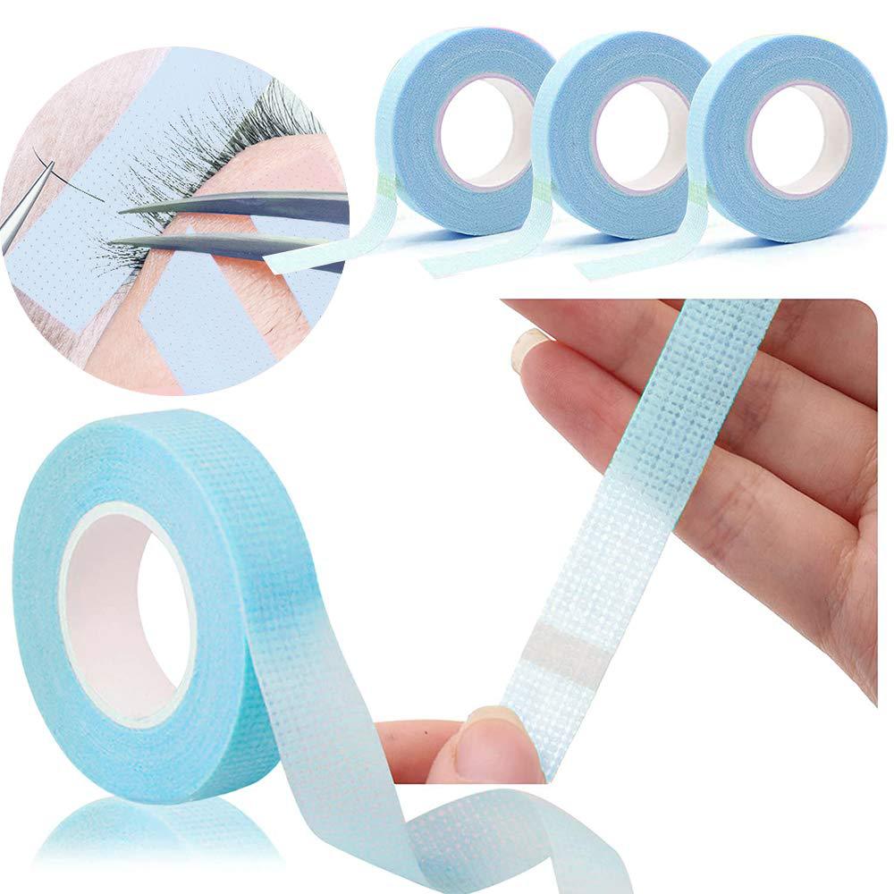 3 Stuks Wimper Extension Groene Tape Sticker Isolatie Met Holesmedical Non-woven Tape Lijm Ademend Patches Bandage