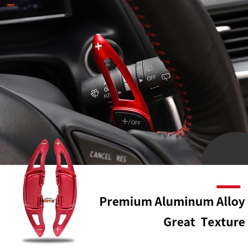 God pasform til mazda mx -5 cx-4 aluminiumslegering shifter padle forlænget shifter tilbehør 2 stk/sæt