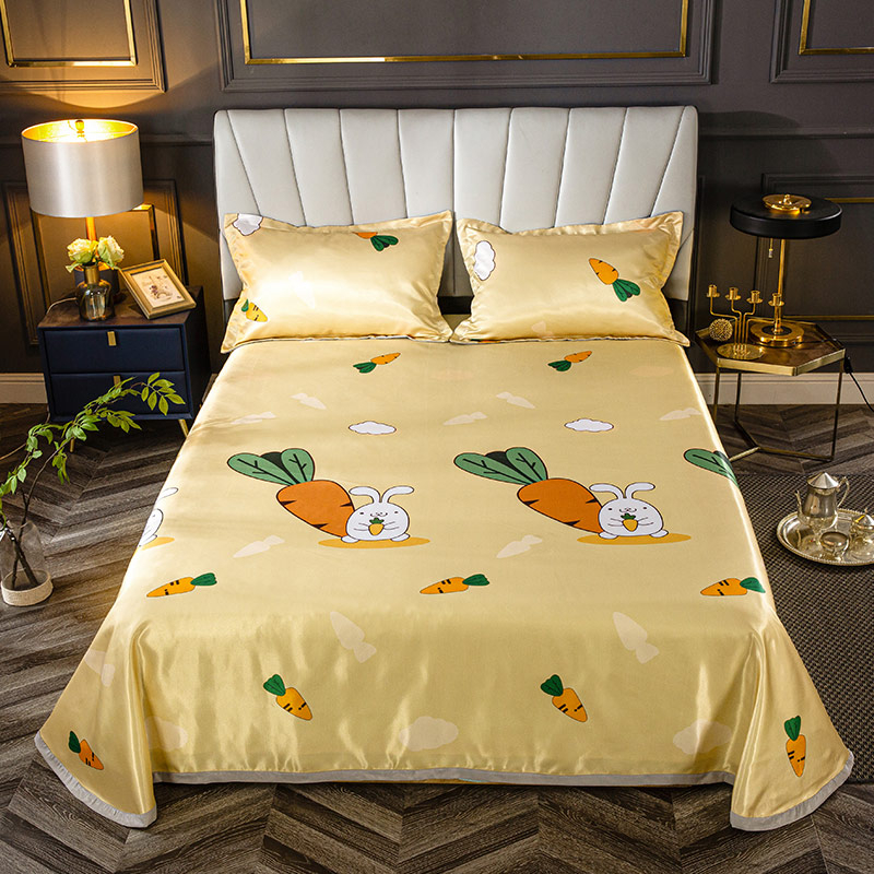 Verano Cool Sleeping Bed sábana 230x250cm aguacate impreso suave transpirable cama Mat colchones cubierta para adultos niños w/2 funda de almohada: Model 7