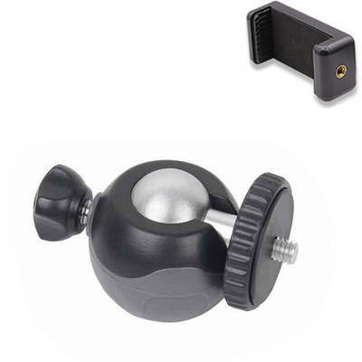 Camera Mini Statief Hoofd Dv 1? Inch Schroef Statief Bal Hoofd Video Fotografie Universele Mini Ball Head Zhiyun Feiyu Accessoires: Gray