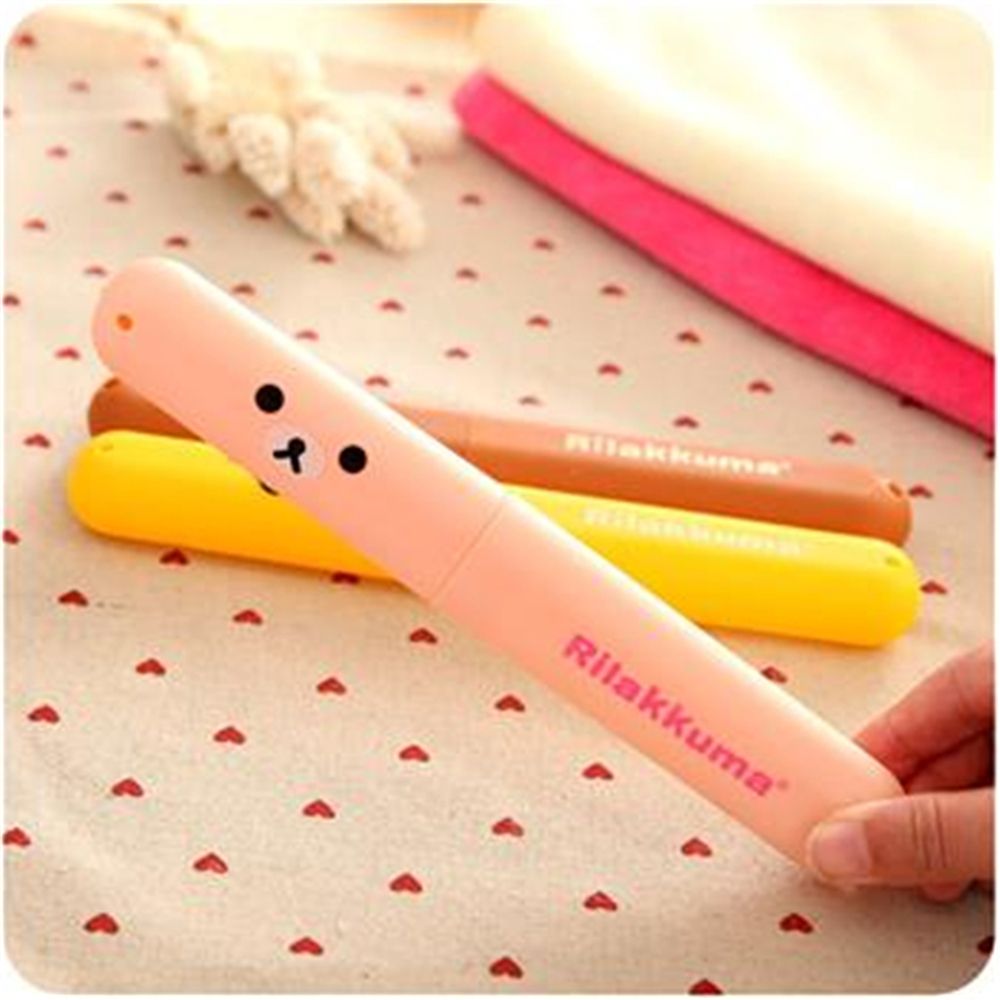 Travel Accessories Toothbrush Tube Cover Case Cap Plastic Suitcase Holder Baggage Boarding Portable Packing organizer