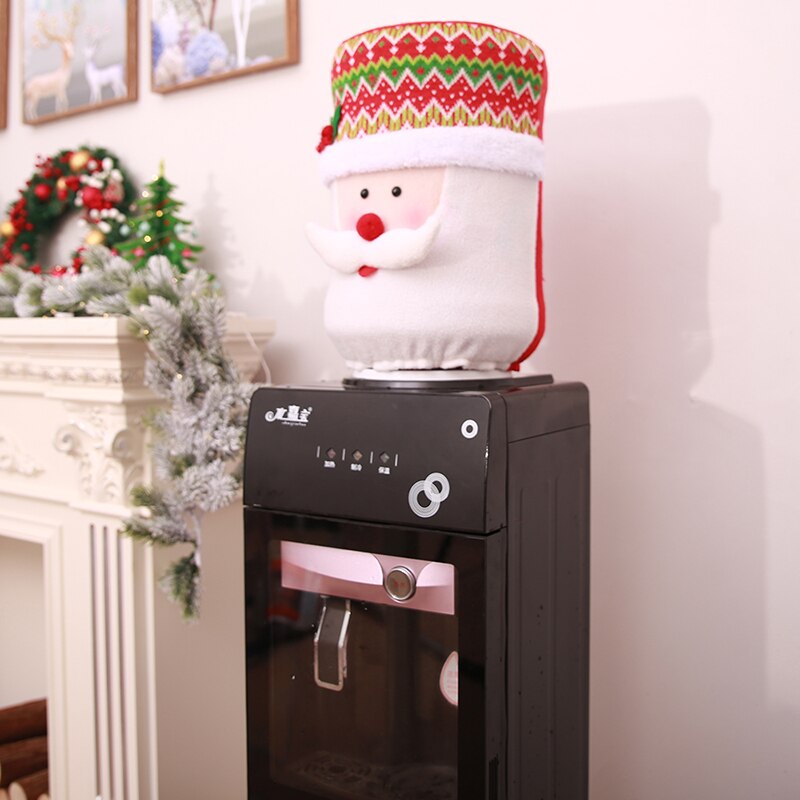 Julepynt kontor vanddispenser spandæksel moderne simpel julemanden snemand elg støv drikke tønde sæt