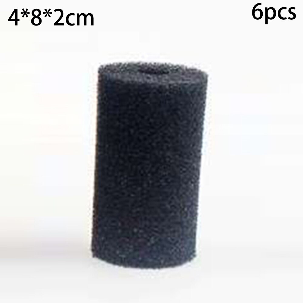 6 stuks overloopfilterbox inlaat rond voorfilter schuim spons vis aquarium aquarium inlaat beschermkap spons filter
