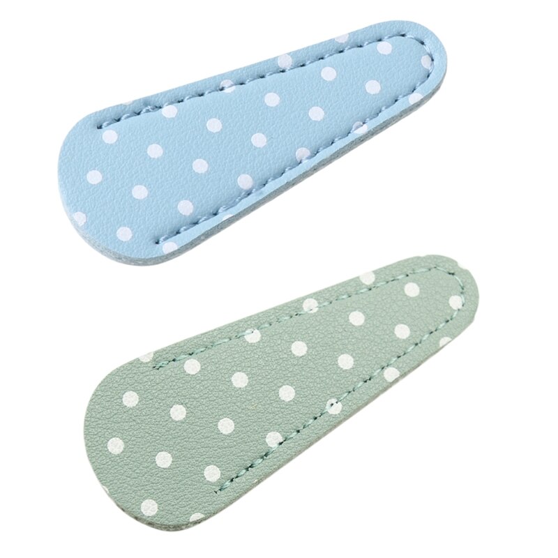 Estojo de couro para tesoura de bordar, capa protetora para barbeiro e cabeleireiro