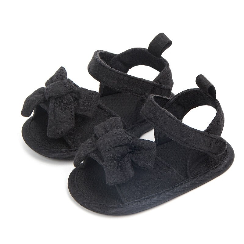 Ins Newborn Baby Girl Shoes Summer Bowknot scarpe carine bambino Casual presepe sandali per ragazze