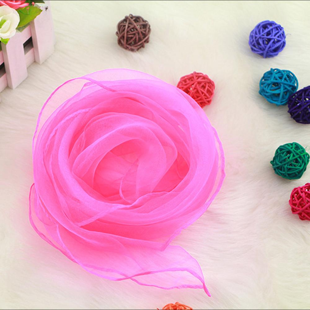 Kids Performance Dance Scarves Children Kindergarten Bright Candy Color Scarf