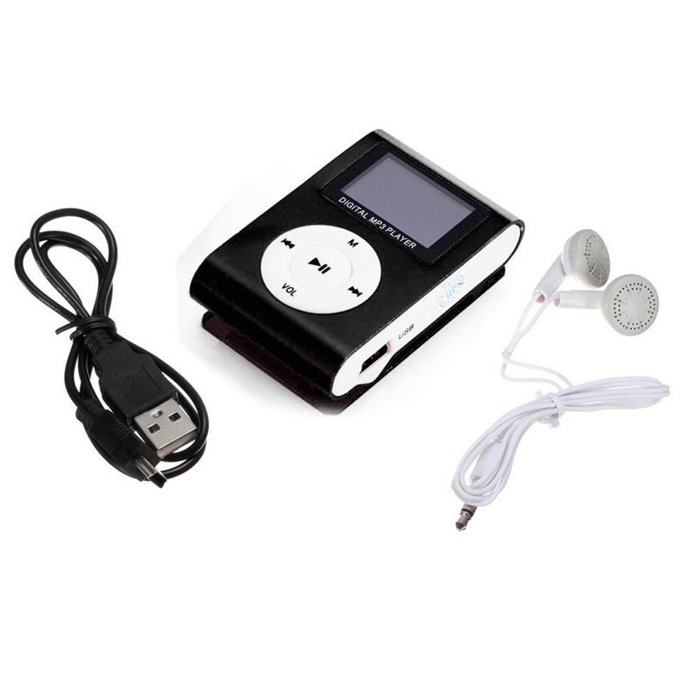 Outdoor Draagbare Draagbare Mp3 Mini Clip Mp3 Speler Sport Mp3 Speler Walkman Lettore Mp3 Ondersteuning 32gb Micro Sd tf Card