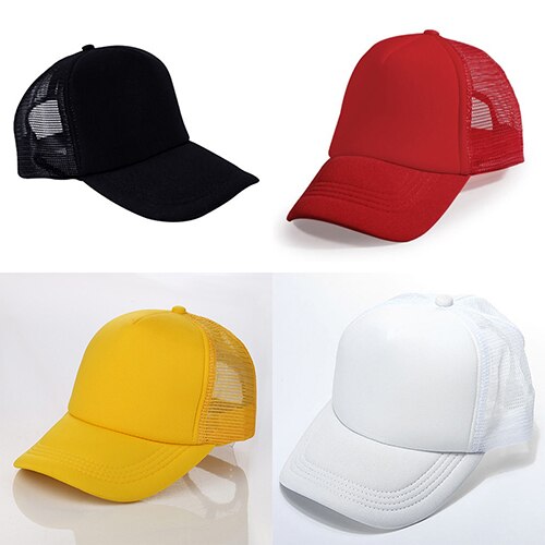 Unisex Trucker Cap Baseball Mesh Adjustable Hats