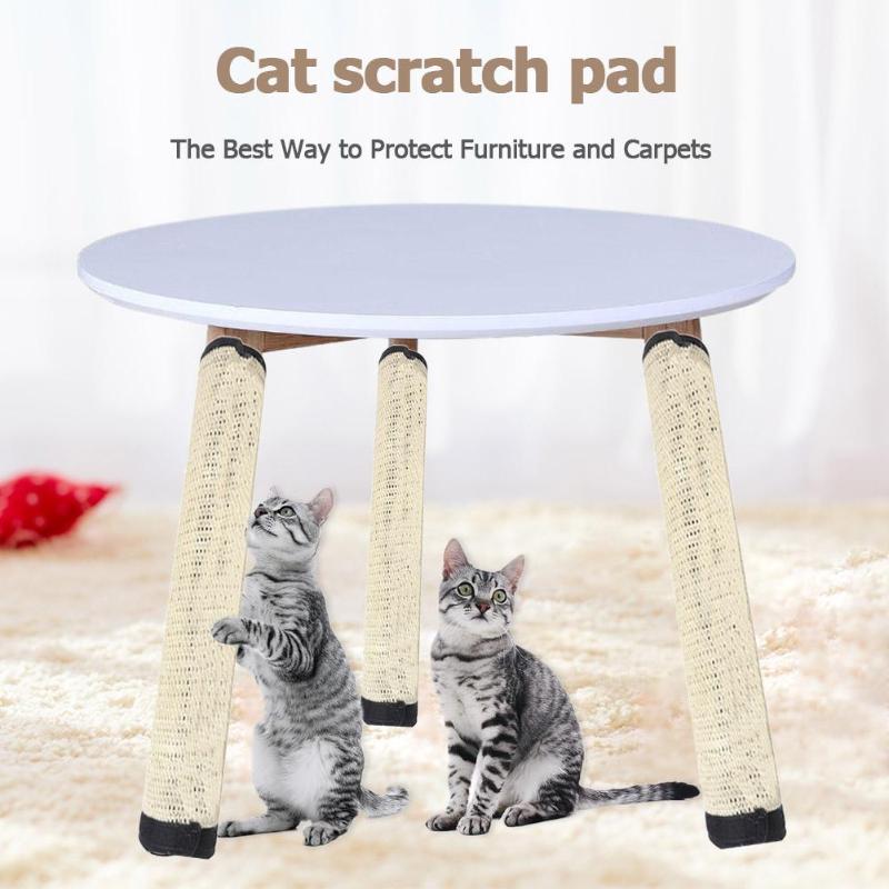 Kat killing ridse mat bord møbler beskytte pad sisal scratcher mat klør pleje kat legetøj sofa ridser post protector