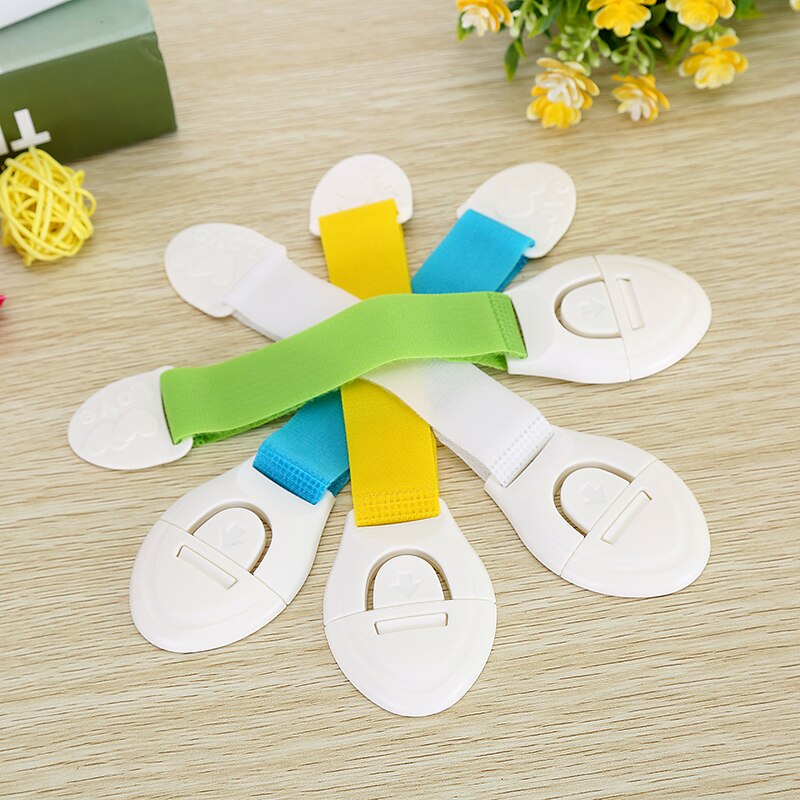 10 Uds bloqueo de seguridad para niños cajón cerradura de la puerta de seguridad cerradura de la puerta bebé aseo seguridad cierre de plástico bebé protección