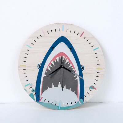 Modern Unicorn Wall Clock Sticker Mute Digital 3D Wall Clock Living Room Children'S Room Cartoon Decoration: 12