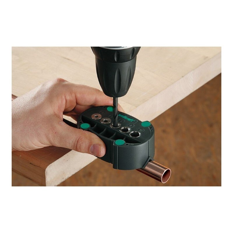 WOLFCRAFT 4685000-Accumobil Guide de perçage mobile diam 4 5 6 8 10mm
