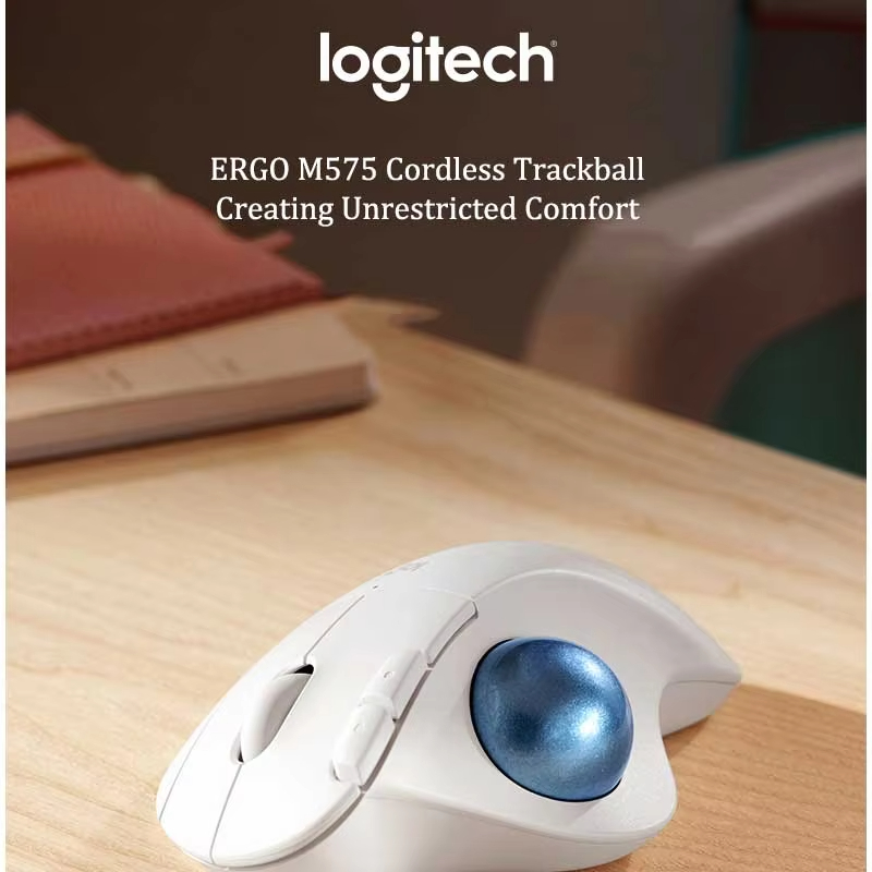 Logitech Maus M575 S kabellose Trackball-Maus Notebook USB-Maus Gaming-Büromaus, kabellose Maus Maus Logitech Wireless
