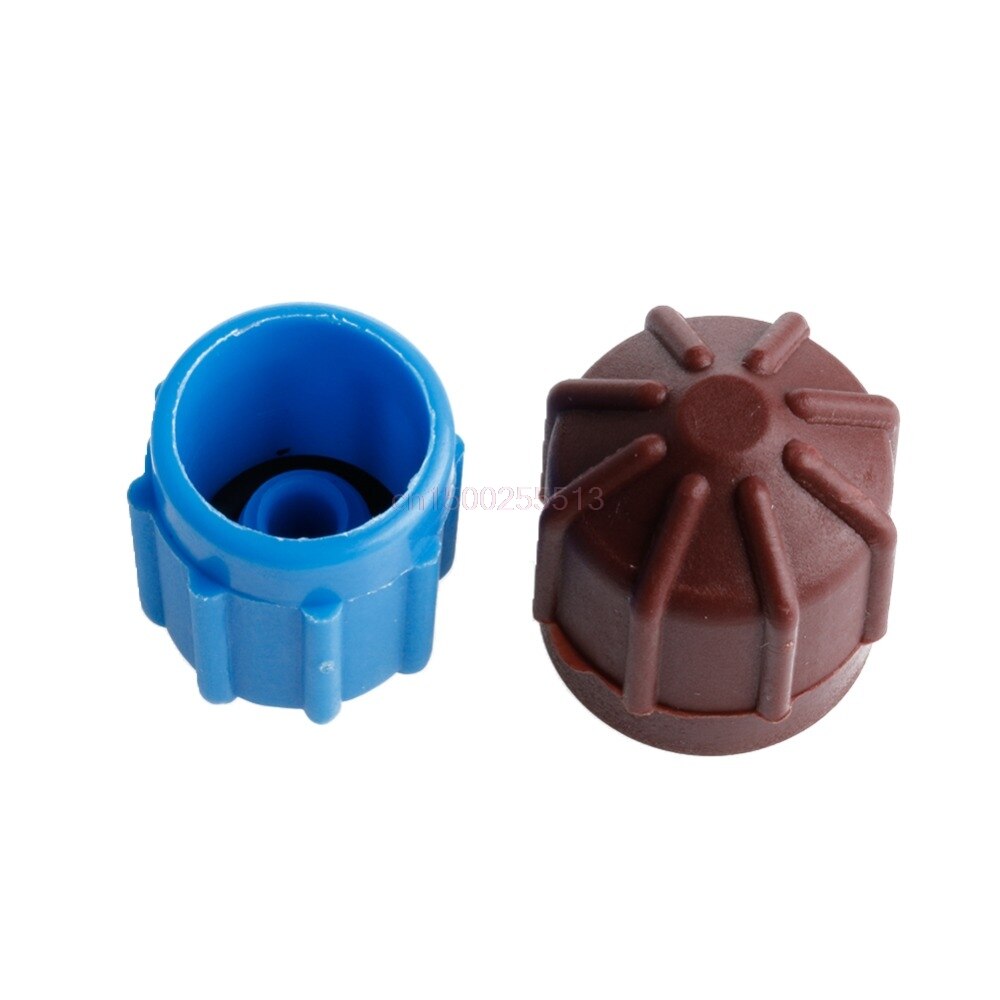 10 PCS Car A/C Valve Core Caps, R134a A/C High & Low Pressure Port - Foto 8