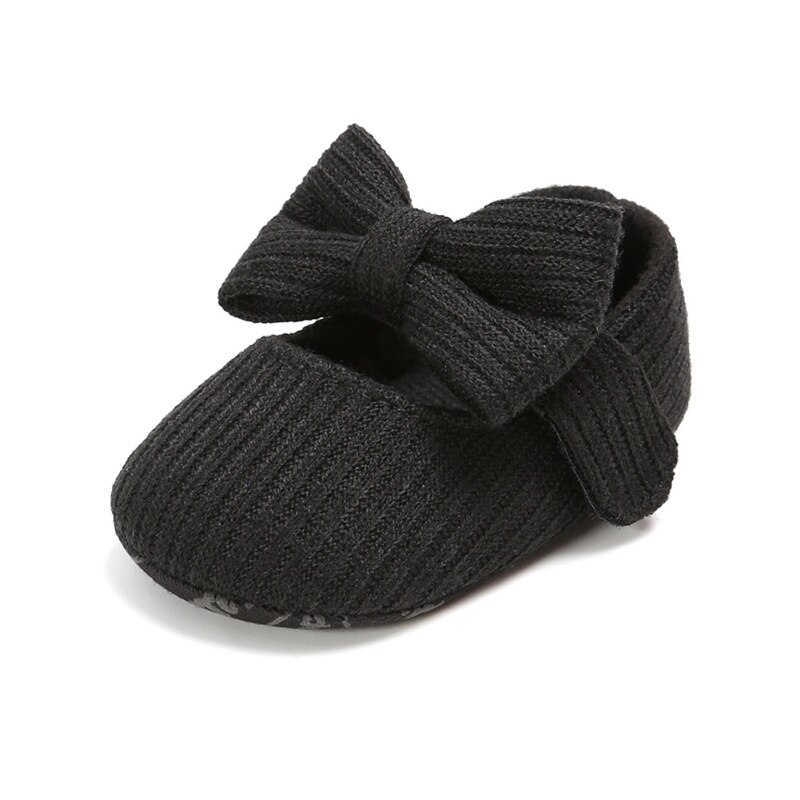 Leuke Herfst Meisje Anti-Slip Toevallige Wandelschoenen Boog Sneakers Zachte Zolen Eerste Wandelaars