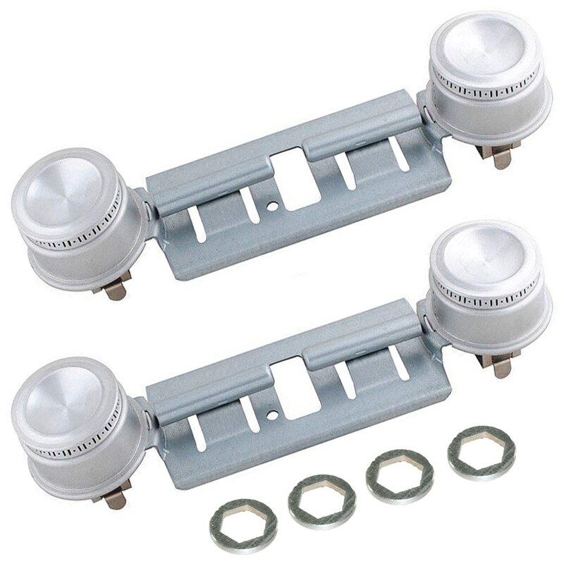 2PCS WB16K10026 Dual Burner Kit for General Electrical Range Components WB29K17 AP2633210 PS232404