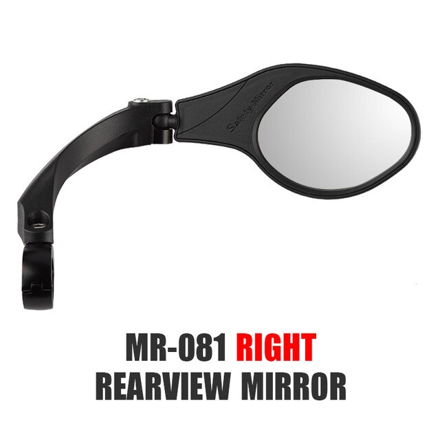 Hafny Fiets Rvs Lens Spiegel Mtb Stuur Side Veiligheid Achteruitkijkspiegel Racefiets Fietsen Flexibele Achteruitkijkspiegel Spiegels: MR081R
