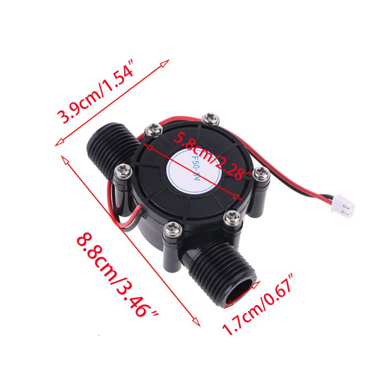 DC Water Turbine Generator Water 80V/5V/12V Micro-Hydro Multi-purpose Easy Installation Water Charging Tool D28 21