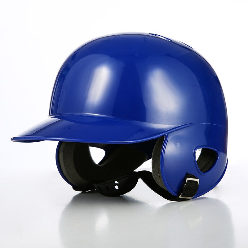 Baseball hjelm voksen teenager børn softball strejke hjelm baseballs match træning hovedbeskyttelse ører hoved ansigt baseball hat: Blå / S