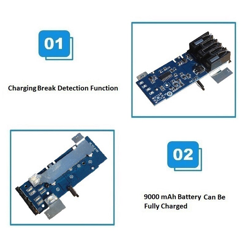 Placa de circuito impreso de protección de carga de batería M18 para Milwaukee 48-11-1815 M18 18V 1.5Ah 3.0AH 5Ah 6Ah