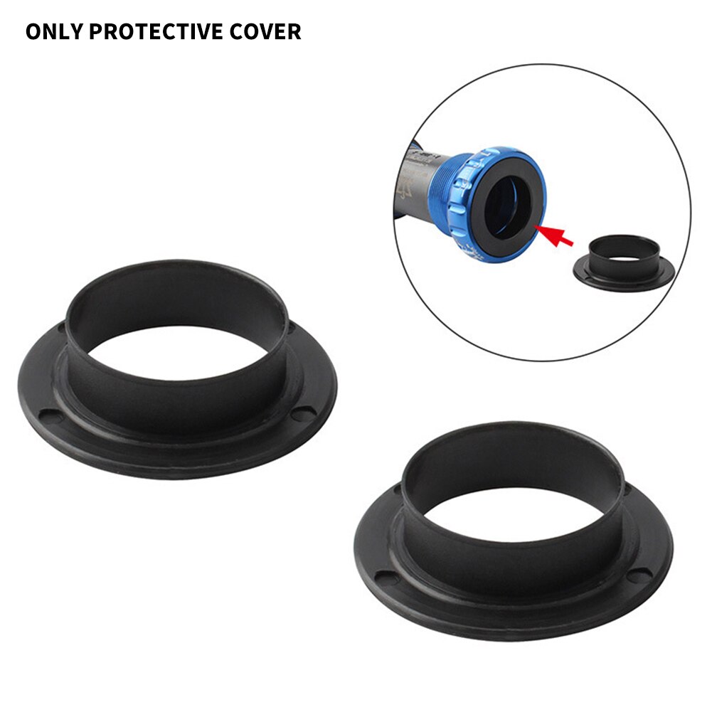 2pcs/set Waterproof Dustproof Mountain Bike Bearing Cover Threaded Easy Install Engineering Plastic Bicycle Bottom Bracket