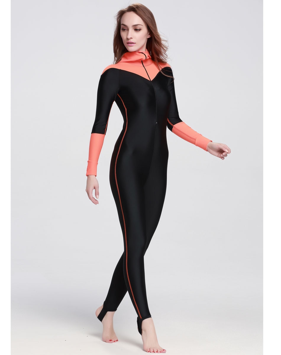 Vrouwen Lycra Dive Skin Nylon/Lycra Spandex Dive Pak Scuba Snorkel Snorkelen Zon Zon Guard Zwemmen Zwemmer zwemmen