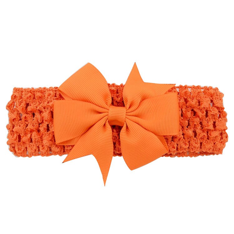 Princesse Double Usage détachable élastique nœud papillon bandeaux filles solide coloré arc pinces à cheveux enfants épingles à cheveux accessoires de cheveux: D