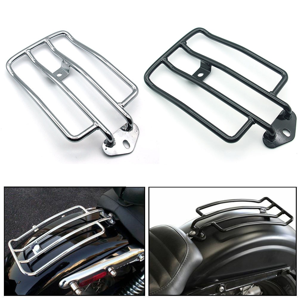 Motorcycle Back seat plating rack Motorcycle rear solo seats for Harley XL Sportsters iron 48 luggage rack support frame