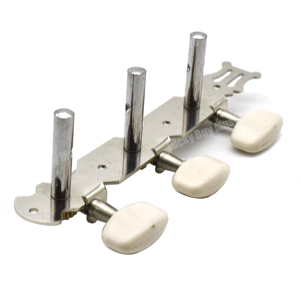 1 Stücke 3L/3R Gitarre Stimmschlüssel Mechaniken Mechanik 6 Schnur Vergoldet Einzelloch Stimmwirbel für klassische Akustikgitarre