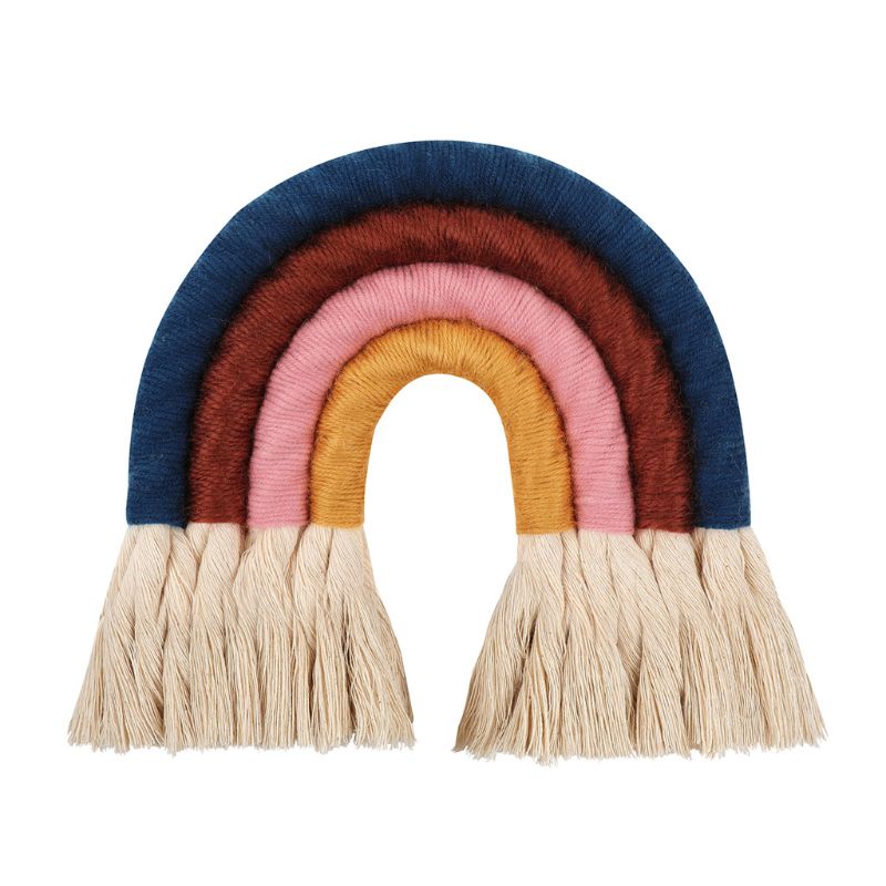 Home Decor Regenboog Weven Ornament Nordic Verse Eenvoudige Kid Kamer Muur Opknoping K1KC: 6