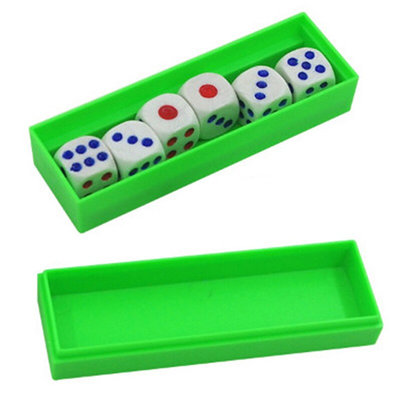 Prediction Dices Magic Tricks Six Die Flash Change Magia Close Up Gimmick Toy for Kids
