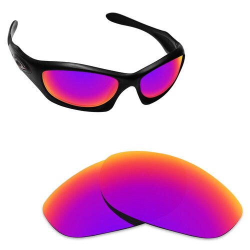 ToughAsNails Gepolariseerde Vervanging Lenzen voor Oakley Monster Dog Frame-Rassen: Midnight Sun