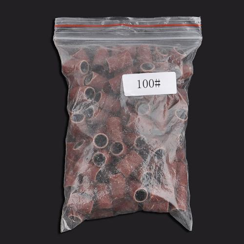 100 st slipning buffertband borr fil maskin bits slipring nail art verktyg: 100