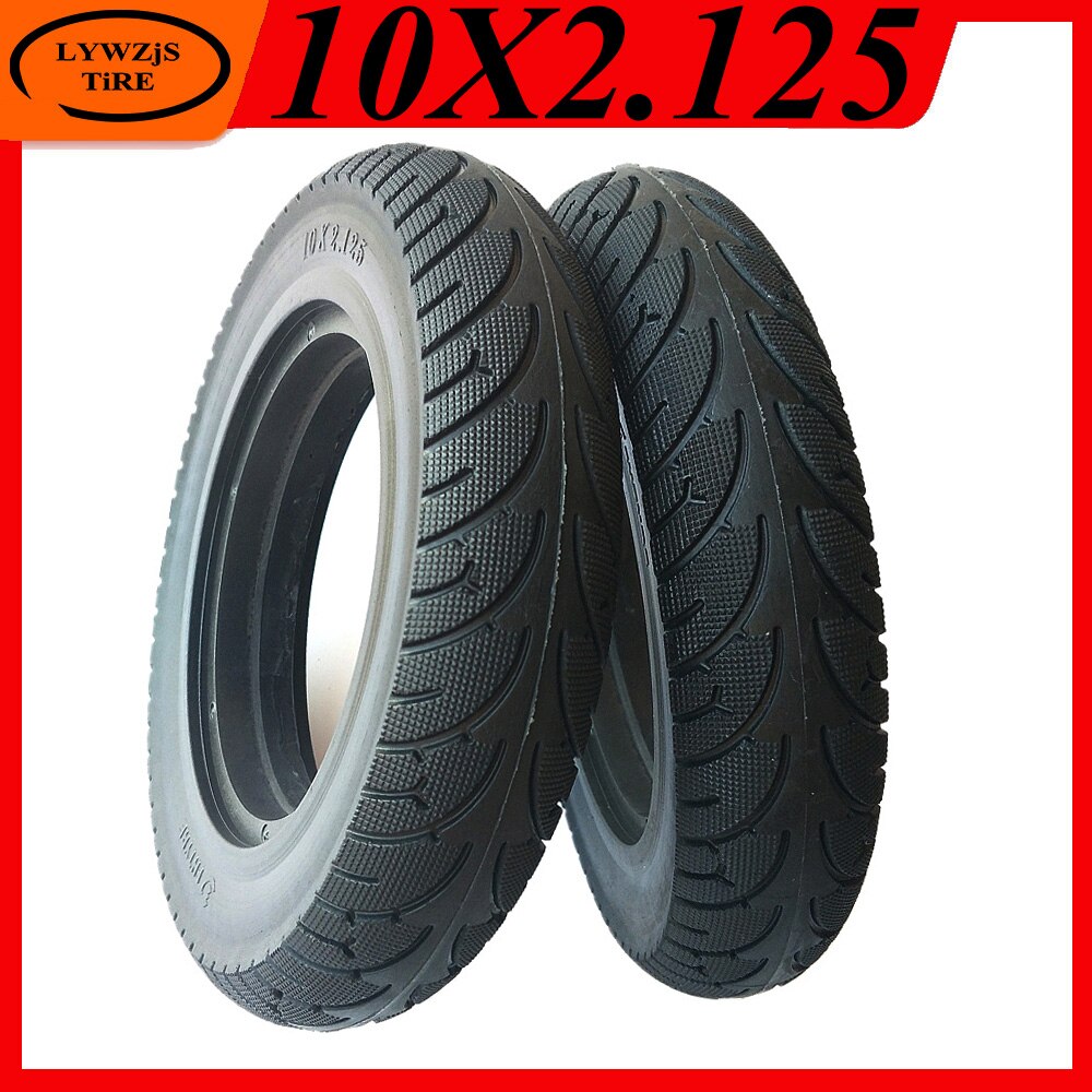 Lot De 2 Chambres à Air 10x2.125 à Valve Inclinée 90° (0°) - Pour Scooter/trottinette électrique (ex: SoFlow)