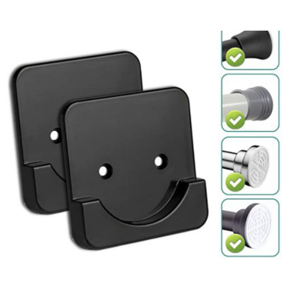 Karnisz uchwyt robić montażu antypoślizgowy przyklejany robić ściany bezdotykowy prysznic karnisz napinacz robić domu wystrój łazienki kurtyna